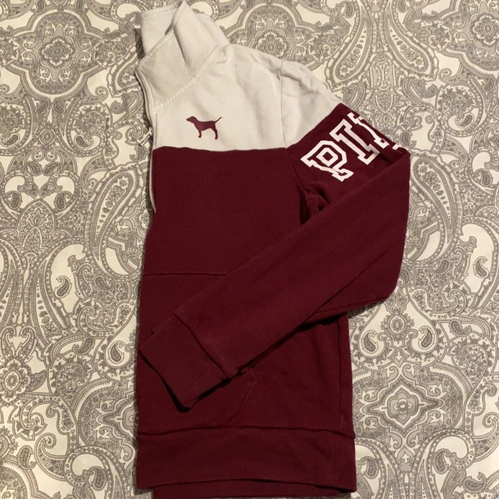 1/4 Zip - Pink